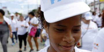 Marcha en apoyo a dominicana acusada de abandonar a su bebé en Puerto Rico