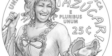 Celia Cruz y su grito “¡Azúcar!” inmortalizados en una moneda de 25 centavos de dólar