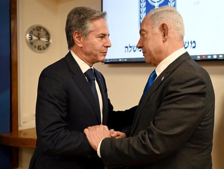 Blinken afirma en Tel Aviv que mientras Estados Unidos exista Israel no tendrá que defenderse solo