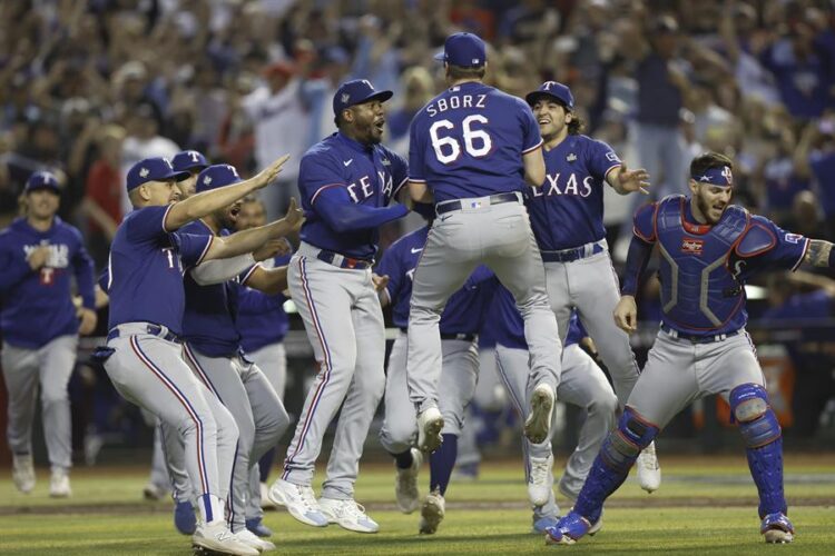 Los Rangers de Texas conquistan su primera Serie Mundial